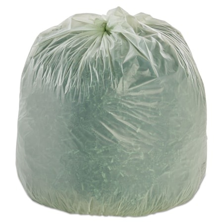 Stout 30 gal Trash Bags, 30 in x 39 in, 1.1 mil, Green E3039E11